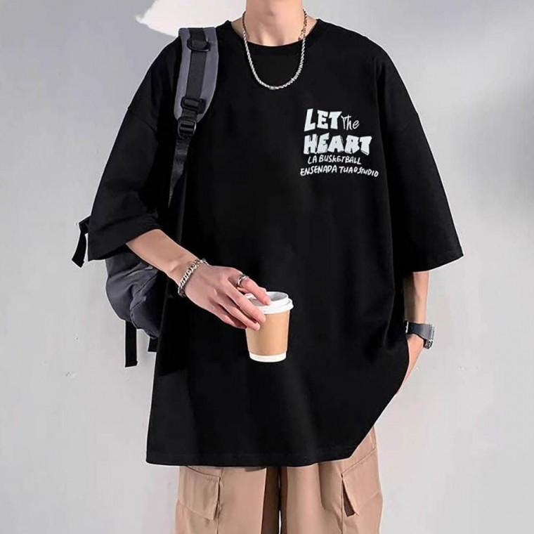 남자 여름 데일리 캐주얼 스타일리시 반팔 티셔츠