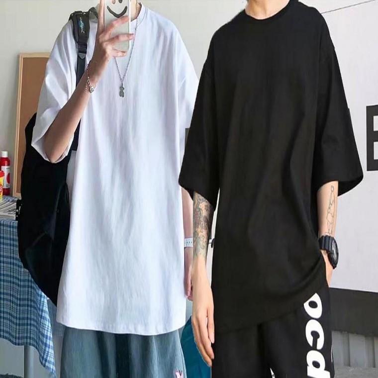 데일리 여름 남성 통기성 라운드 무지 반팔티 티셔츠