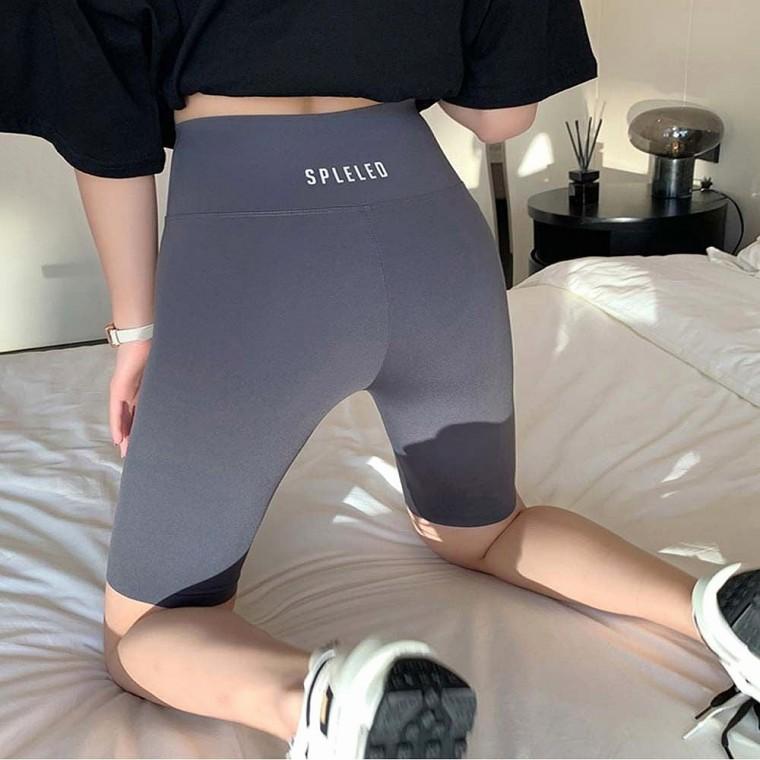 2색 레깅스 팬츠 5부레깅스 여름 반바지 하이웨스트