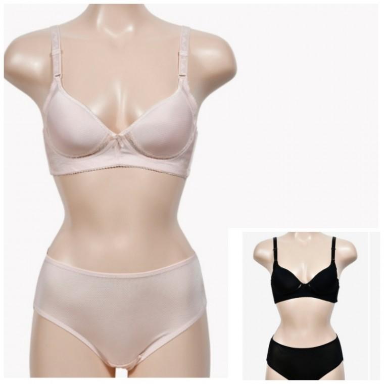 인견브라팬티세트 3/4컵브라 브라팬티셋트 노와이어브래지어 팬티브라세트 여름속옷세트