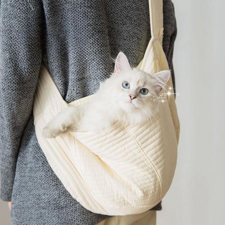 외출 고양이 산책 책가방 슬링백 반려동물 이동가방 캐리어 강아지 휴대