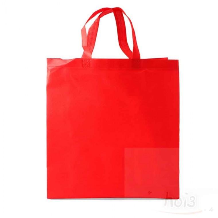 호이 부직포 가방 레드 34x40.5cm 부직포백 부직포케이스 옷가게종이가방