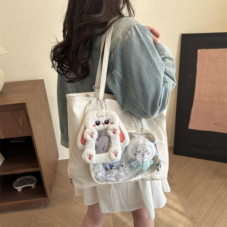 다용도 보부상 이타백 투명 대용량 멀티백 투명 덕질가방 굿즈 데코용 포카 오타쿠가방 인형