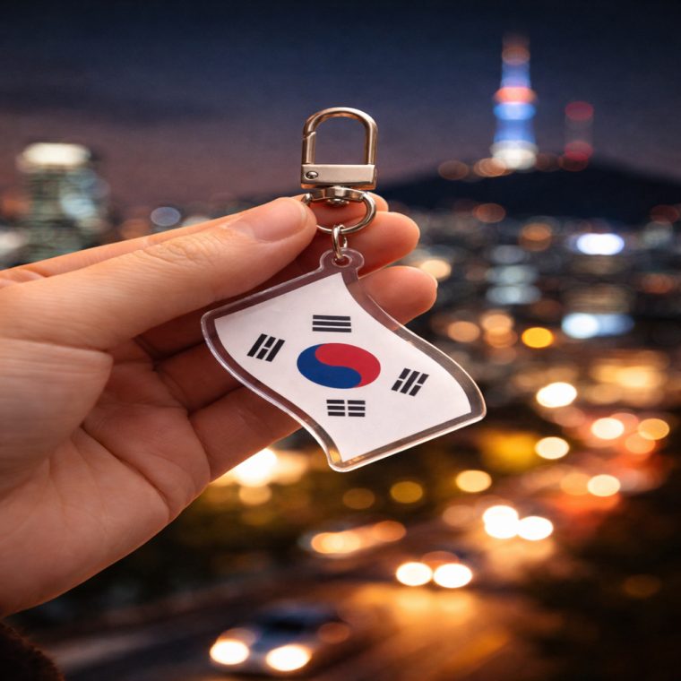 태극기 키링 기념품 악세사리 가방키링 한국기념품 미니 외국인친구선물 한국전통 열쇠고리