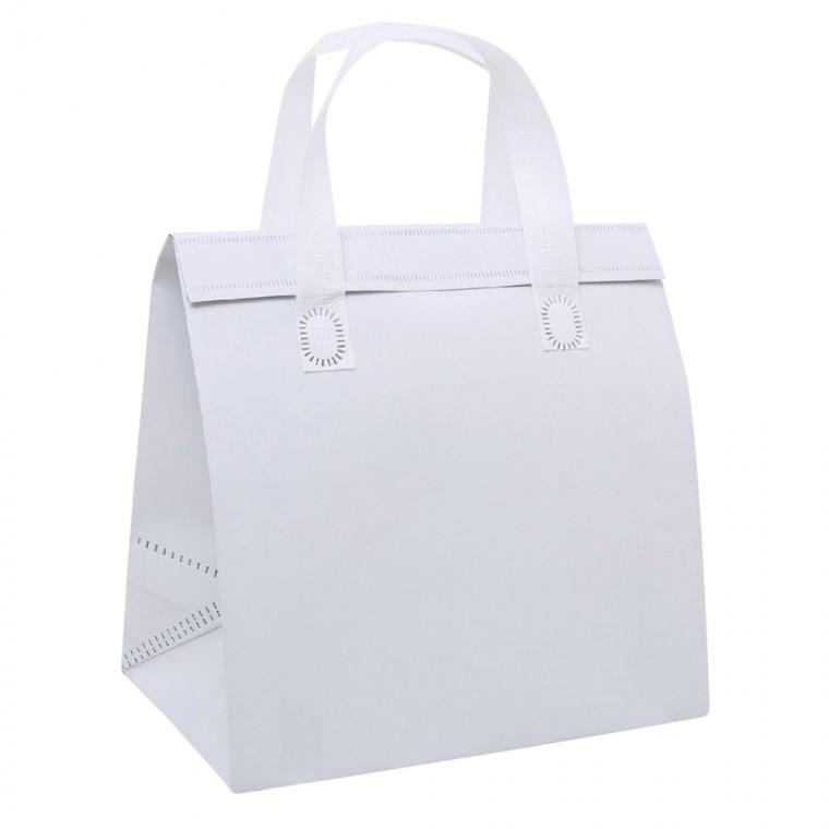 보온보냉 부직포 냉온 쇼핑백가방 피크닉 화이트 대30x30x20cm 캠핑가방