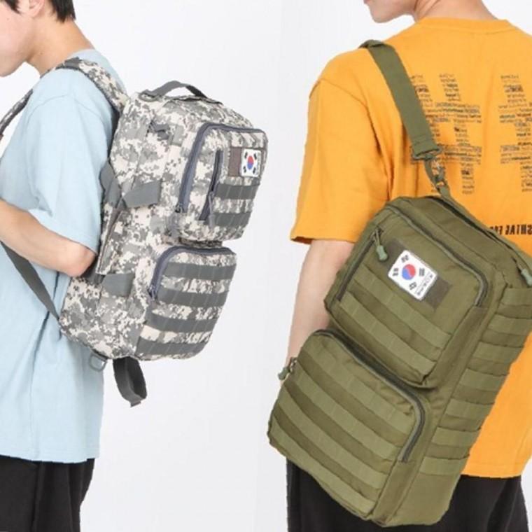남자 서바이벌 쇼퍼백 전술 배낭 스포츠 손가방 다용도 가방