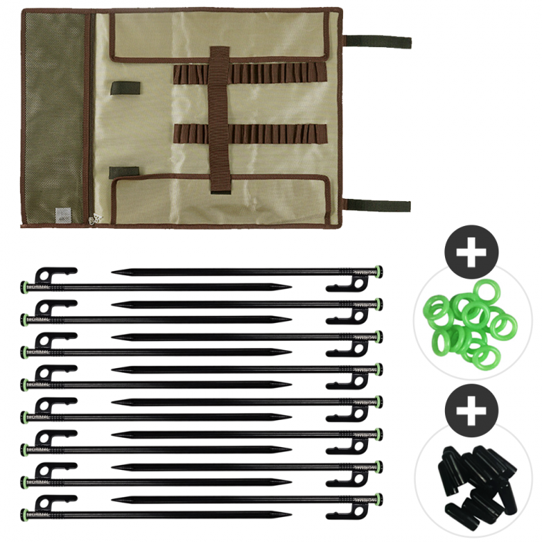 자캠 단조팩40cm(12개)+롤팩가방