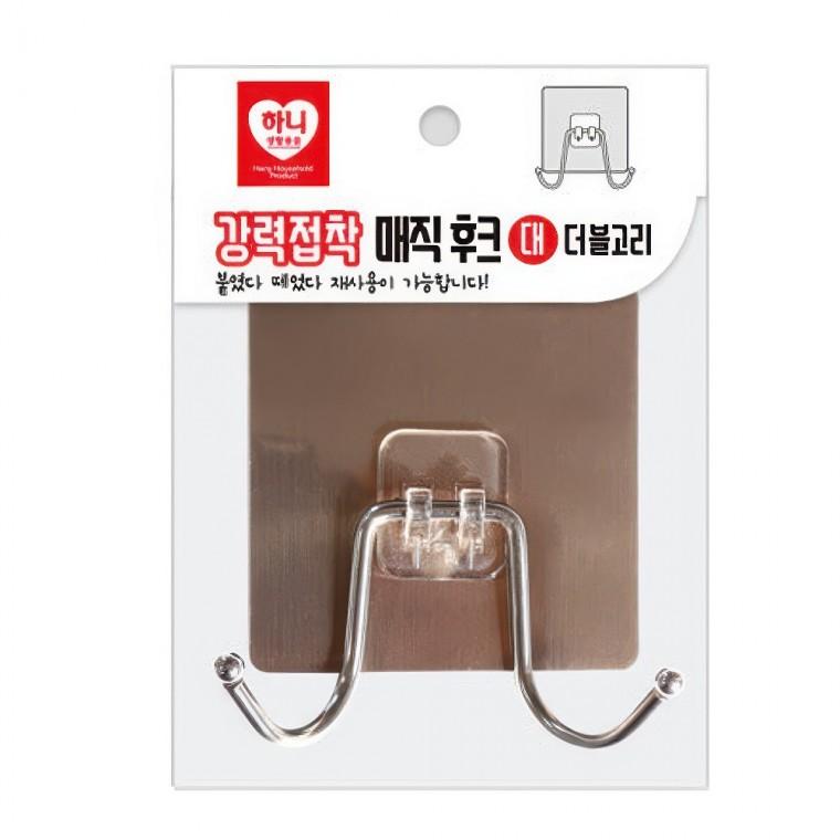 강력접착 매직후크 주방 욕실 소품 고리 벽 옷걸이 다용도 가방 행거