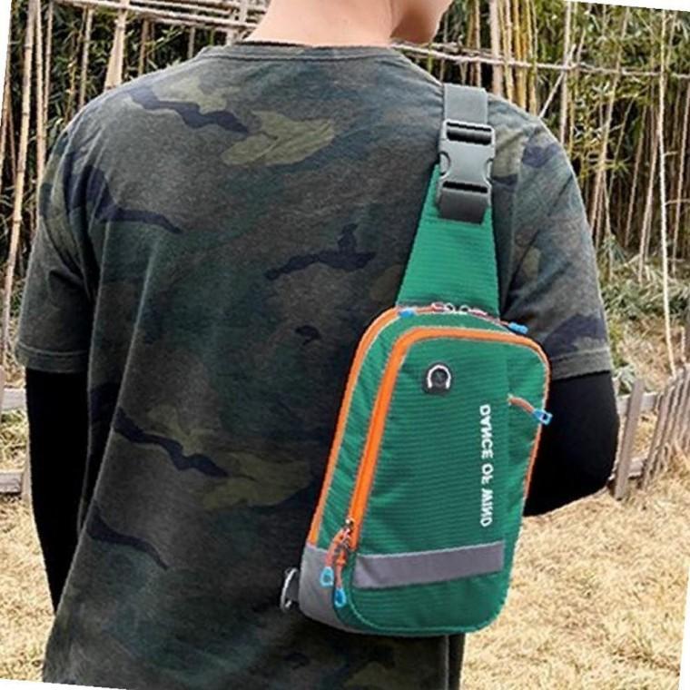 그린 슬링백 10대 보조 가방 캐주얼 패션 바디백 크로스백