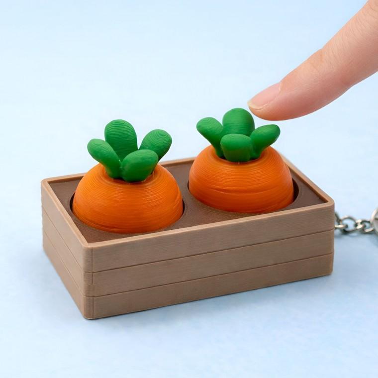 당근 DIY 클리커 키링 키캡키링 클릭 키보드 자동차 가방 인형 키홀더 차키 행운