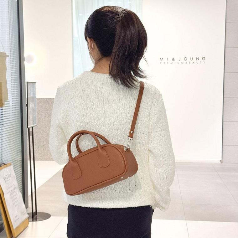 여성 소프트 보스턴 토트 크로스백 미니 데일리 가방