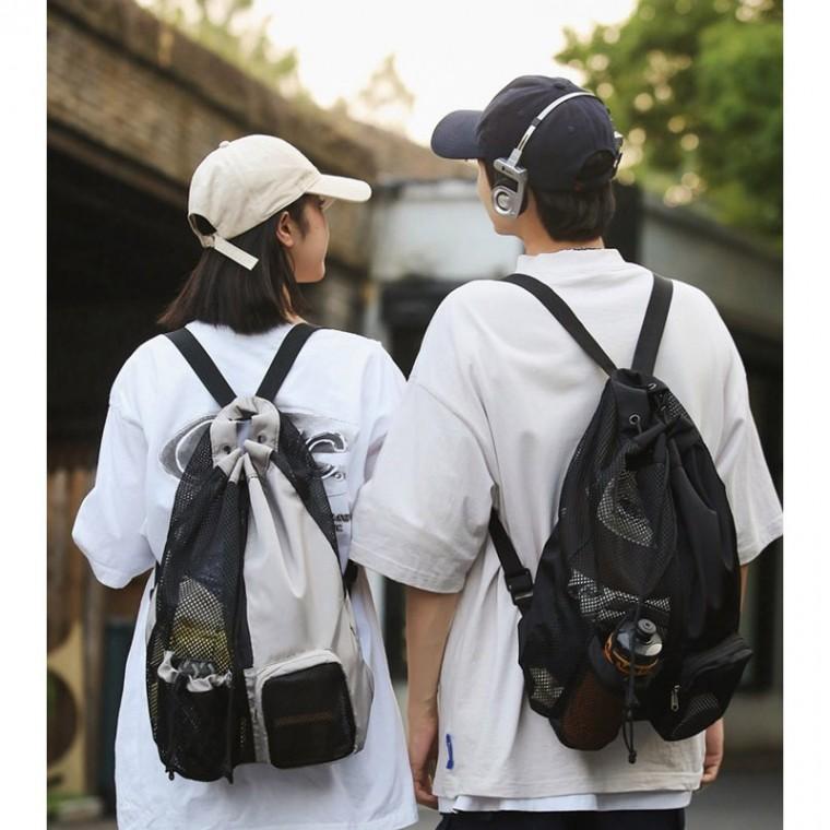 라이딩 메쉬 스트링 백팩