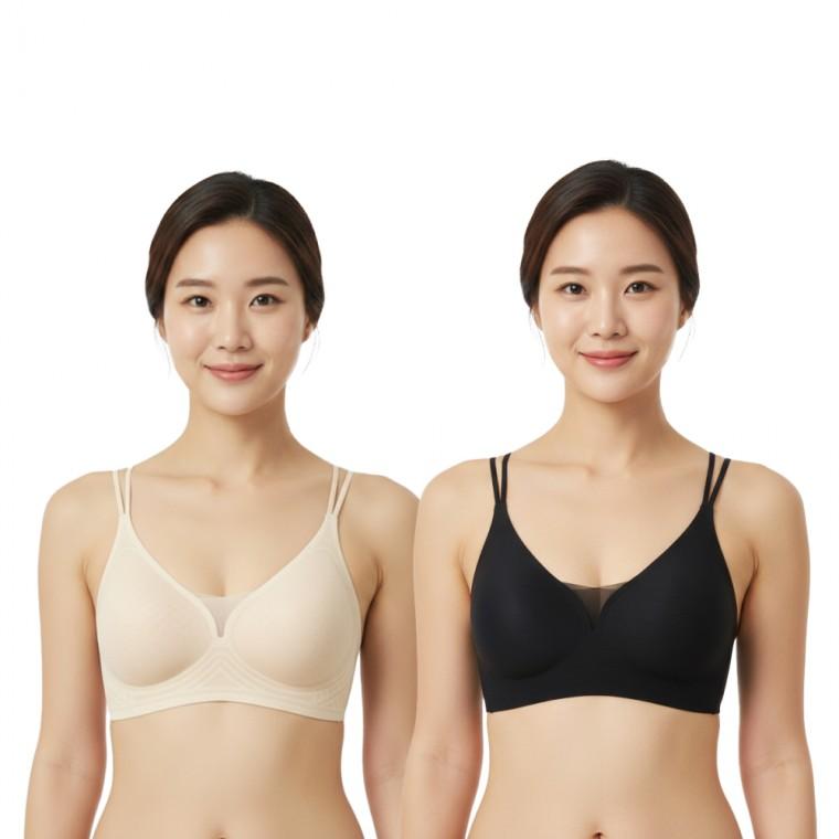 편한 몰드 빅사이즈 메쉬브라 가볍고 편한 쿨 브라