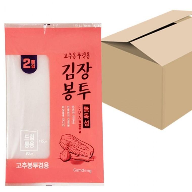 국산 김장비닐 드럼통용 김치 고추 비닐봉투 60매