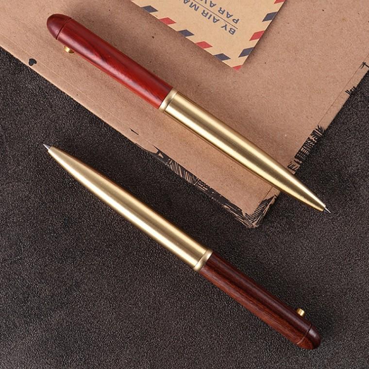 우드 앤틱 황동 볼펜 각인가능 M10372