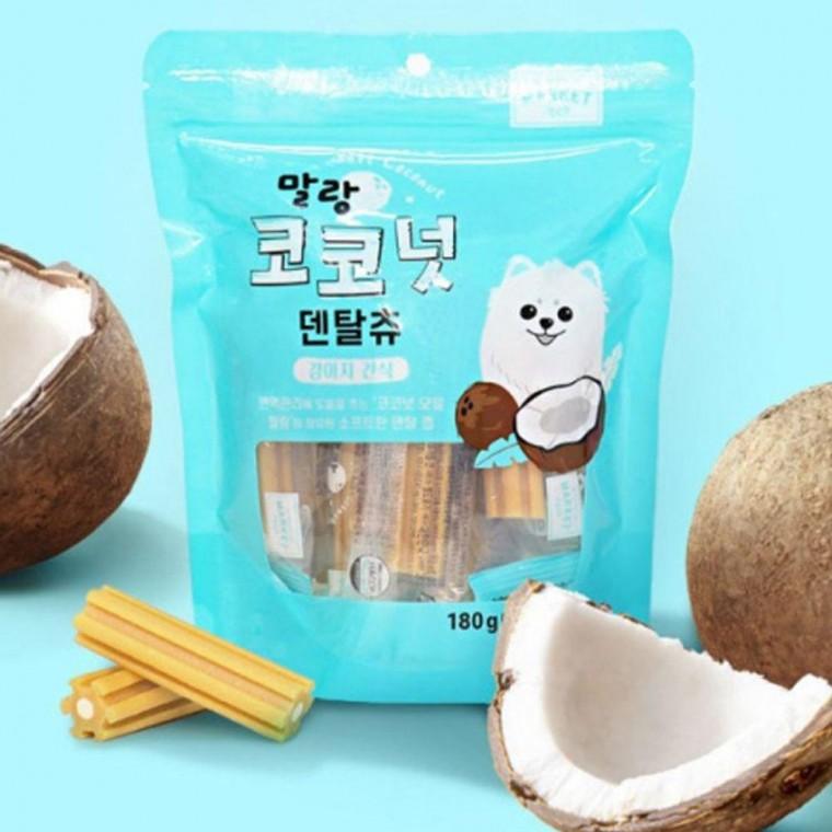 1P 180g 치석관리 덴탈츄 코코넛 강아지 부드러운