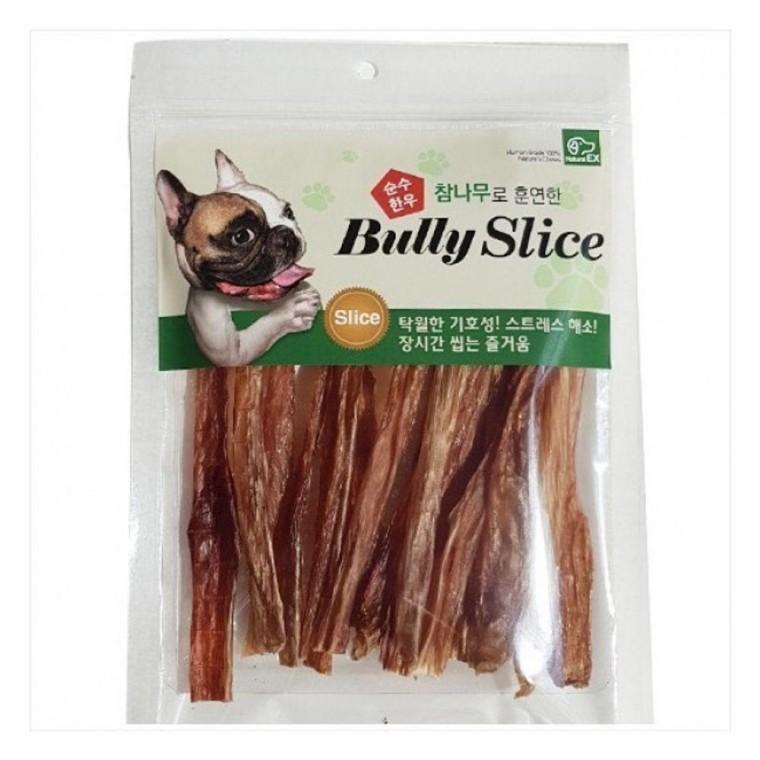수제 강아지 슬라이스 육포 개껌 불리 50g 1P 한우