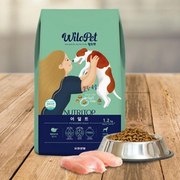 어덜트 1.2kg 사료 부드러운 육즙 강아지 1P 성견