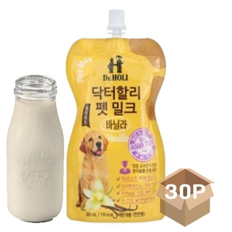 강아지 바닐라 우유 락토프리 30P 저지방 전견 200ml