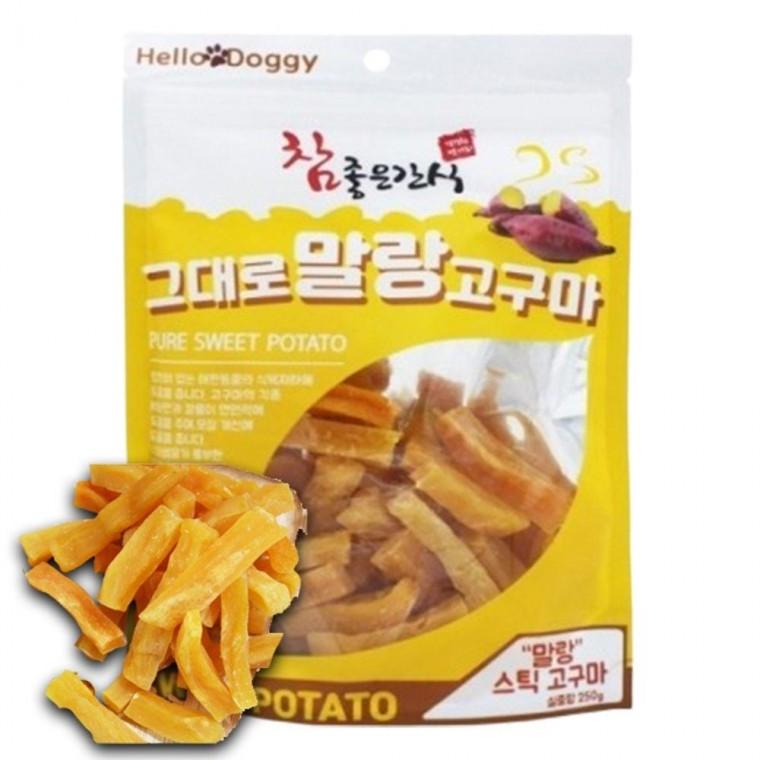 영양 1P 간식 스틱 반건조 말랑 강아지 250g 고구마