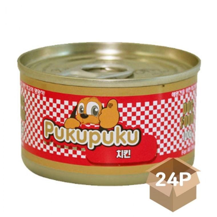 100g 통조림 기호성 캔간식 24P 강아지 영양 치킨