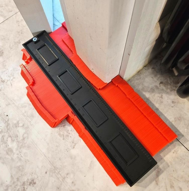 인테리어용 모양자 형틀 게이지 측정자 공구 25cm