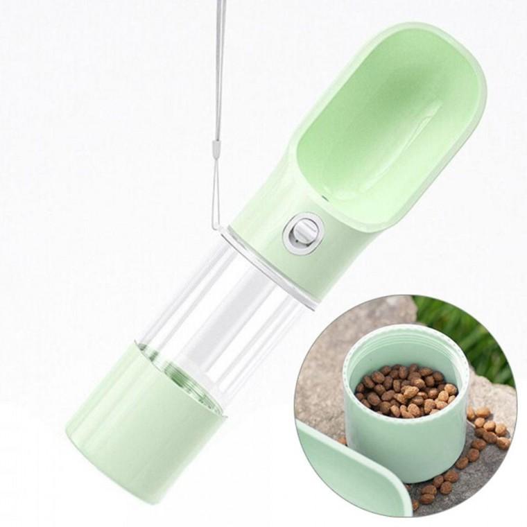 물병 200ml 간식통 밀폐 1P 분리 강아지 보틀 산책