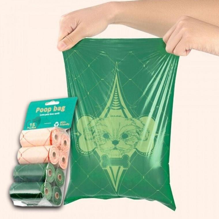 4개입 튼튼한 강아지 배변 2P 봉투 두꺼운 리필용