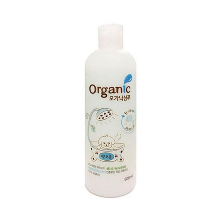 500ml 샴푸 목욕 강아지 백모용 오가닉 애견