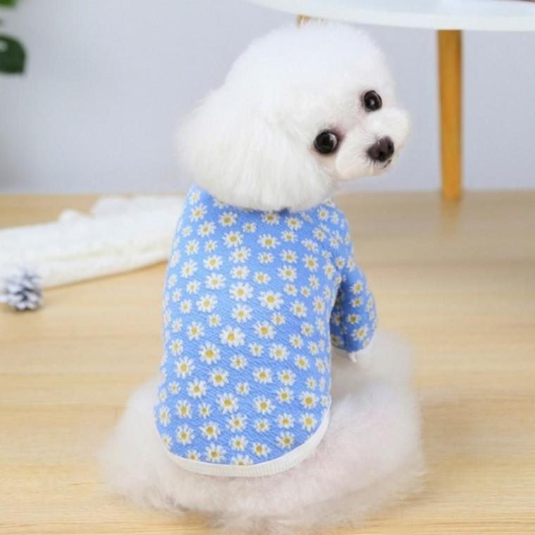 가디건 반려견 옷 강아지옷 자켓 강아지 플라워 데이지