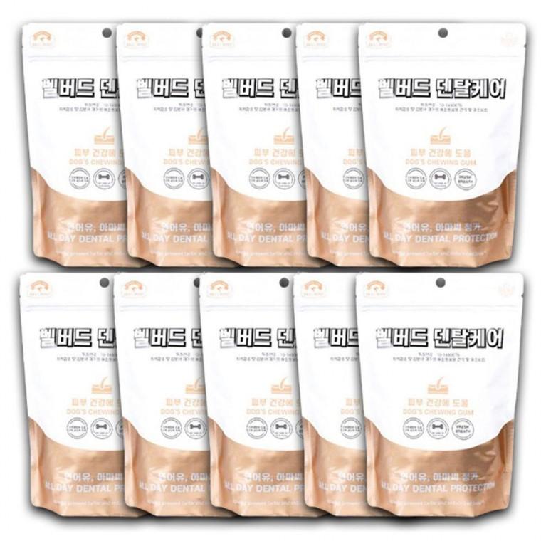 저알러지덴탈껌 강아지 저알러지 말랑 덴탈껌 쫄깃 치석 피부건강 10P