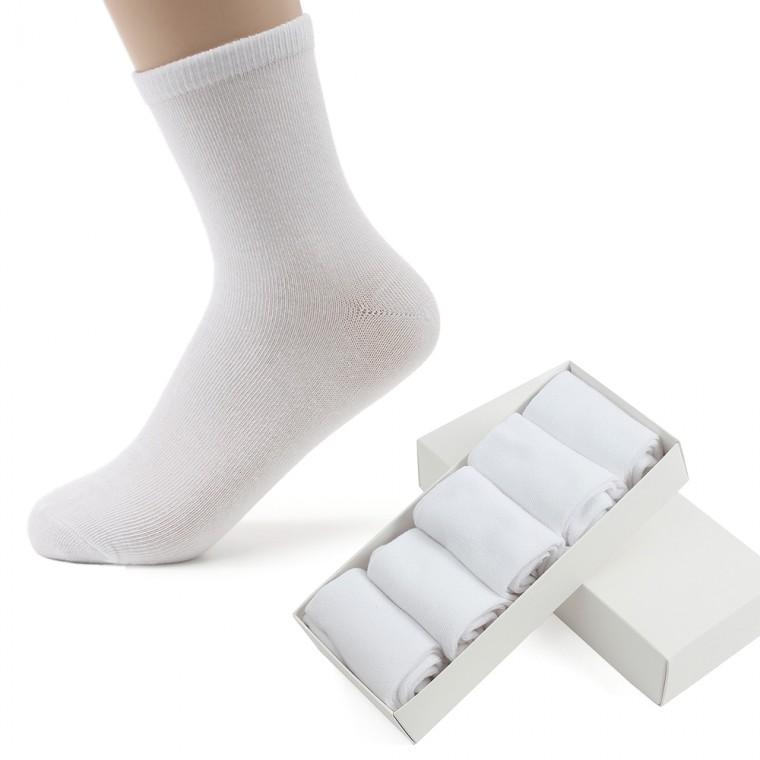 베이직 여성용 중목 양말 10켤레(화이트) 정장양말
