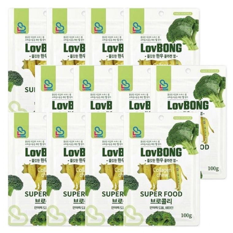 부드러운덴탈껌 강아지 한우 100g 12P 브로콜리 소프트 콜라겐