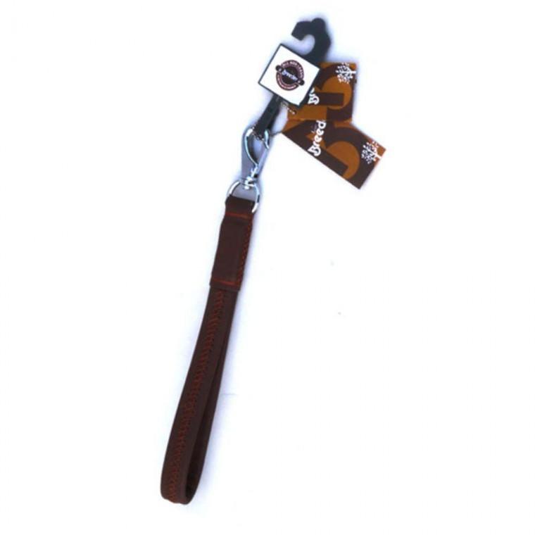 숏리드줄 강아지 L 산책 훈련 통가죽 1P 25cm