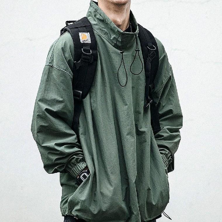 남성 블루종 포켓 간절기 점퍼