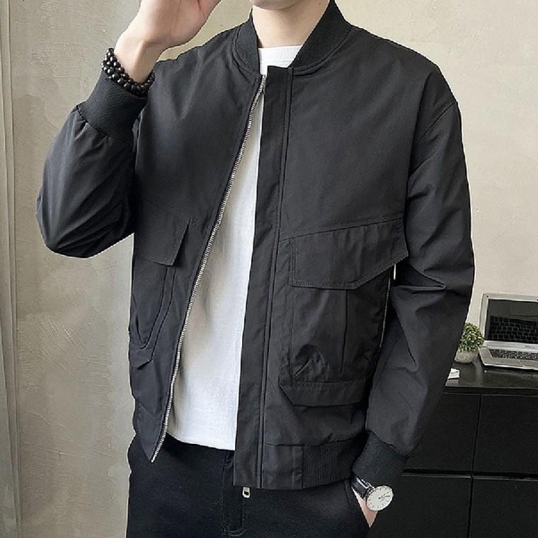 남성 스웨이드 점퍼 데일리 아우터
