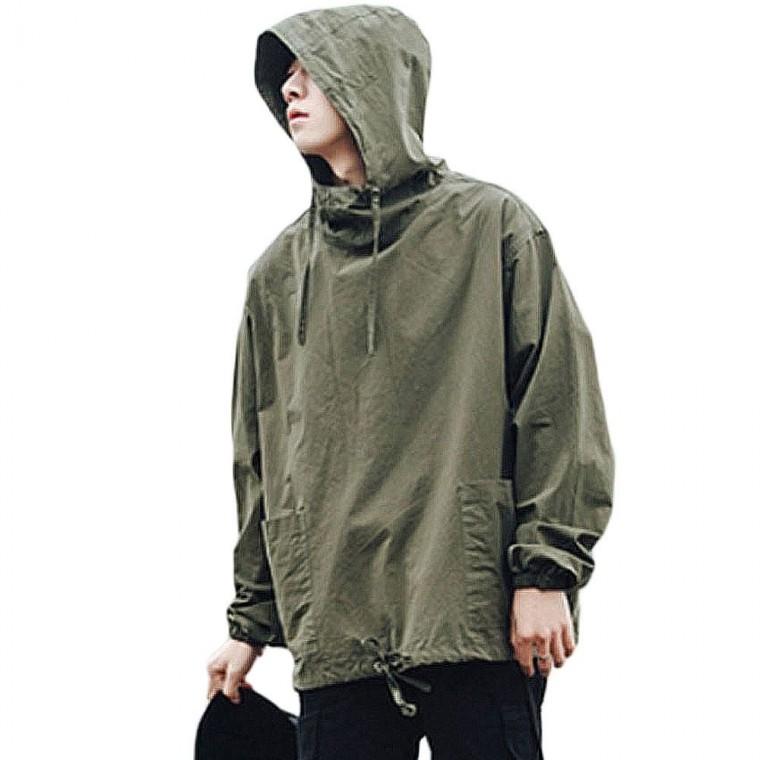 남성 오버핏 후드티 데일리 아우터