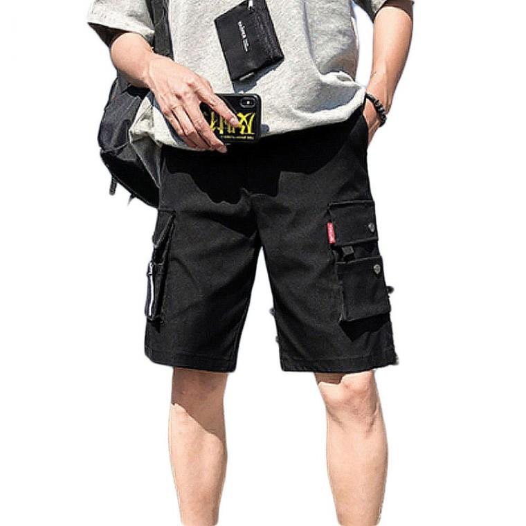 남성 포켓 반바지 카고 데일리 팬츠