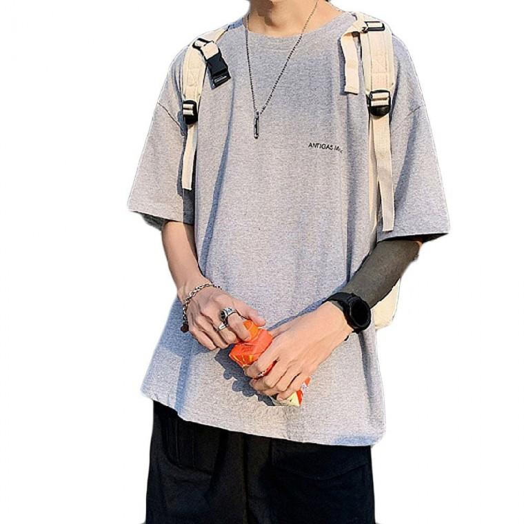 남성 레이어드 반팔티 데일리 티셔츠