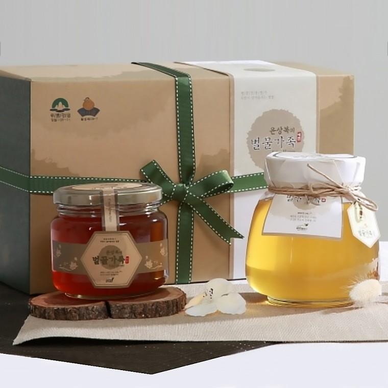윤상복의 벌꿀가족 1호(아카시아1kg+잡화500g)
