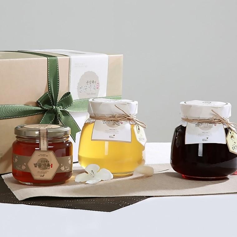 윤상복의 벌꿀가족 3호(밤나무1kg+아카시아1kg+잡화500g)