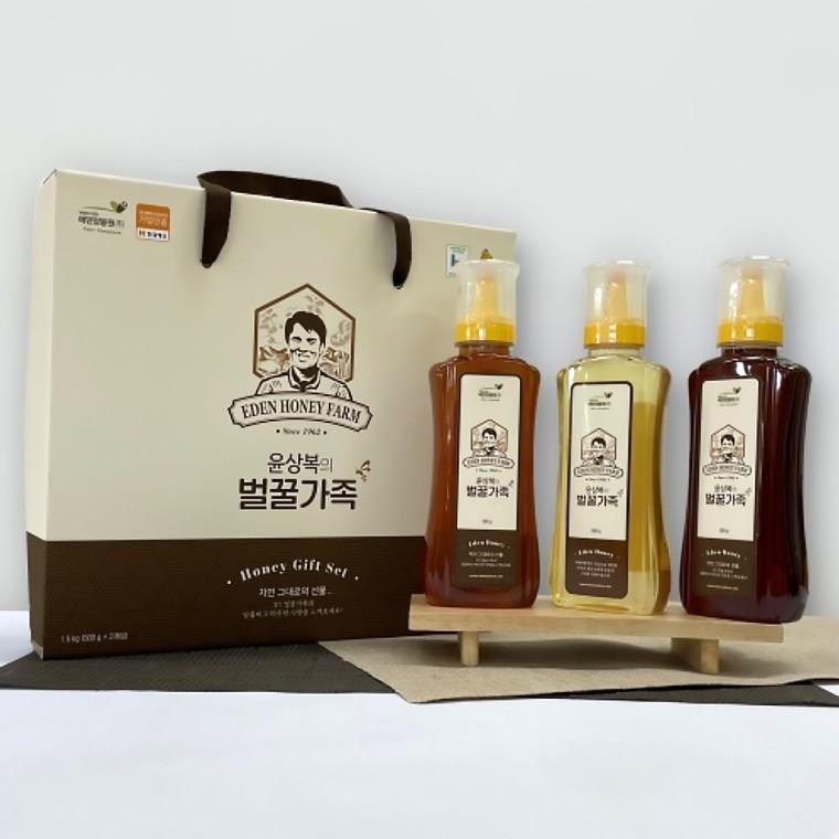 튜브세트 1호(아카시아500g+밤꿀500g+잡화500g)