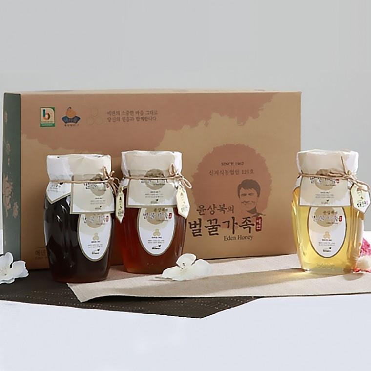 윤상복의 벌꿀가족 5호(아카시아600g+잡화600g+밤나무600g)
