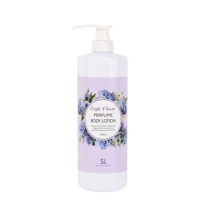 설려 바디로션 보습 수분 퍼품 바디 크림 퍼플 플라워 1000ml