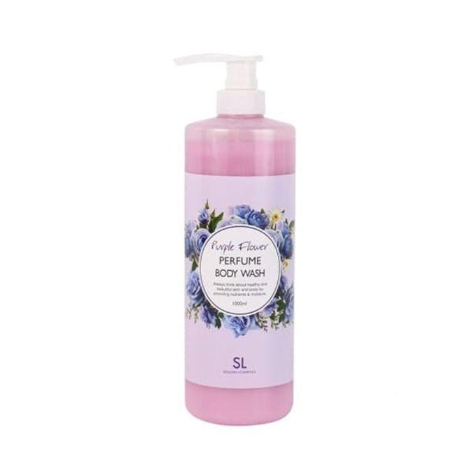 설려 바디워시 퍼품 퍼플 플라워 샤워 바디 클렌져 1000ml