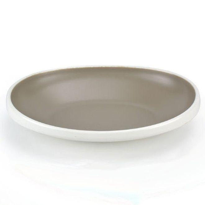멜라민 그릇 접시 반찬 그릇 식기 쿠프 타원접시 25cm