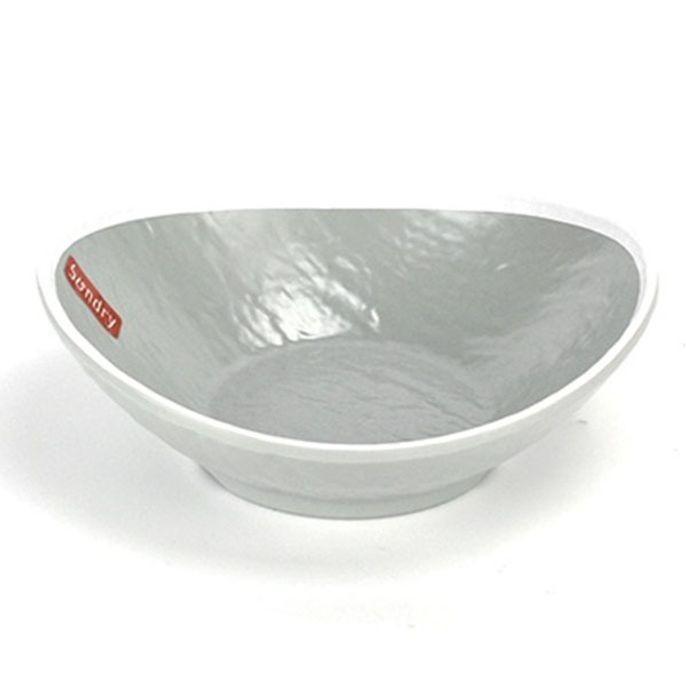 멜라민 그릇 앞접시 쿠프 볼 접시 찬기 식기 19cm