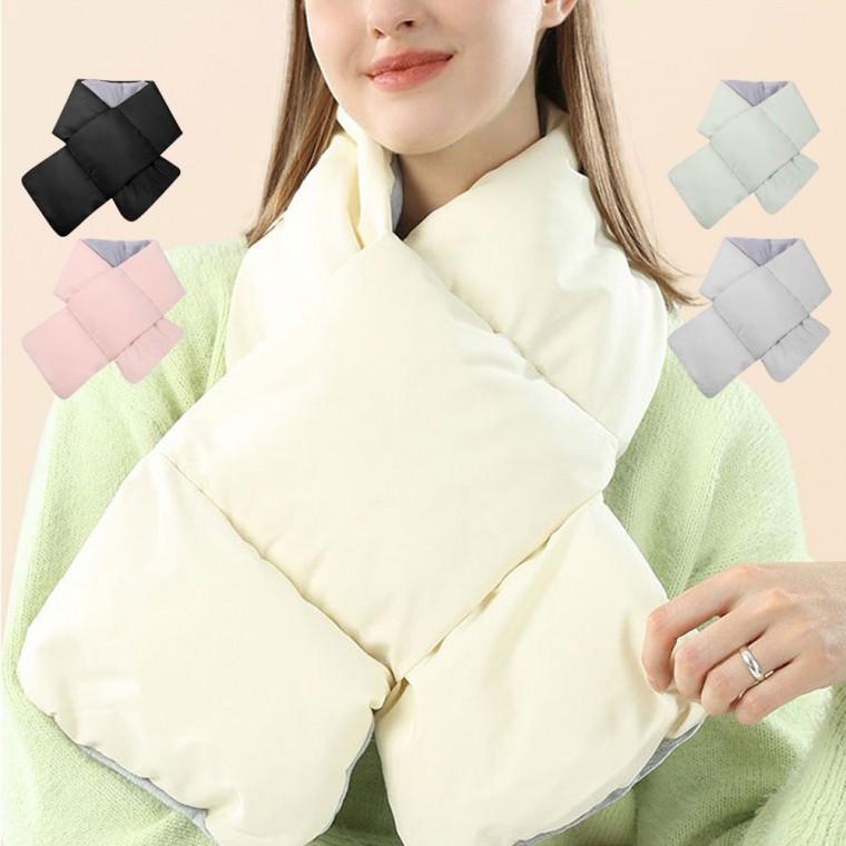 따뜻한 패딩목도리 와이드목도리 두꺼운 패딩목도리
