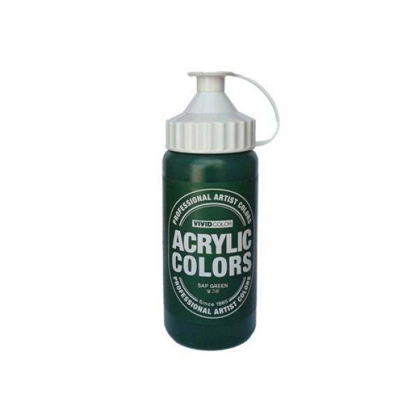 종이나라 비비드 아크릴물감 220ml 샙그린