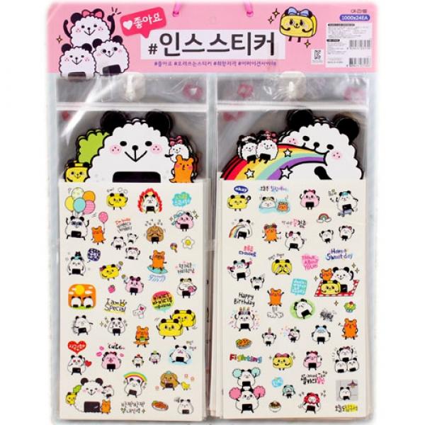 429B] 1000 좋아요 인스 스티커(벌크) (8개세트)